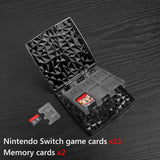 Geekria Game Card Case Compatible with Nintendo Switch, OLED,12 Slots Storage Protective Box with 2 SD Cards Holder