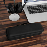 Geekria for Creators Microphone Case, Mic Carrying Case, Travel Protective Bag with Cable Storage Compatible with TONOR TW630, TW620, Dolphin MCX10, MCX20, Gemini Sound GMU-M100 (Black)