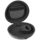 Geekria Shield Headphones Case for Lay Flat Call Center Headset, Replacement Hard Shell Travel Carrying Bag with Cable Storage, Compatible with Jabra, Plantronics, JVC and More Headset