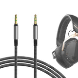 Geekria Audio Cable Compatible with V-MODA Crossfade 3/2/LP2, M-100, M-80, V-80 Headphones, 1/8" (3.5mm) to 3.5mm Braided Nylon Replacement Stereo Cord (4 ft / 1.2 m)