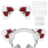 Geekria NOVA Headphone Headband Spacer+Cat Ears Attachment Compatible with Razer, JBL, Plantronics, Sennheiser, Logitech, Hyperx, Corsair Headphones, Easy DIY Installation (White)