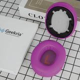 Geekria QuickFit Replacement Ear Pads for JBL JR460 Headphones Ear Cushions, Repair Parts (Rose Red)