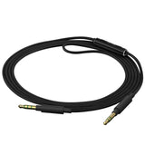 Geekria Audio Cable with Mic Compatible with Sony WH-1000XM6/1000XM5, WH-CH720N, WH-XB910N Headphones, 3.5mm Braided Nylon Replacement Stereo Cord with Inline Microphone (4 ft / 1.2m)
