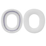 Geekria Mesh Fabric Replacement Ear Pads Compatible with Logitech G735 Wireless Headphones Ear Cushions, Repair Parts (White)