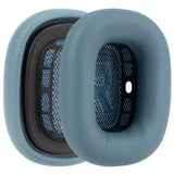 Geekria Elite Sheepskin Replacement Ear Pads Compatible with Apple AirPods Max (A2096)/Max 2 (A3184) Headphones Ear Cushions, Repair Parts (Blue)