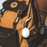 Geekria Silicone Case Cover Compatible with EDIFIER X2 True Wireless Earbuds, Protective Earphones Skin Cover with Keychain Hook, Charging Port Accessible (White)
