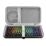 Geekria 75% Keyboard Hard Shell Case, Compatible with Razer BlackWidow V4 75%, YUNZII B75 PRO, Keychron Q1 HE/Q1 Ultra, AULA S75 PRO Travel Carrying Bag for 84 Key Computer Keyboard (Slim)