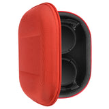 Geekria Shield Headphones Case Compatible with Sony MDR-ZX300, MDR-ZX310, MDR-XB200, MDR-ZX100, MDR-ZX110 Case, Replacement Hard Shell Travel Carrying Bag with Cable Storage (Red)