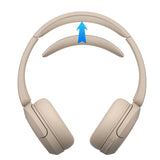 Geekria Protein Leather Headband Pad Compatible with Sony WH-CH520/ CH510/ CH500 Headphones, Replacement Band Repair Part (Cappuccino)