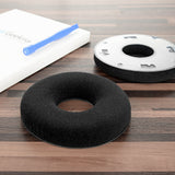 Geekria Comfort Velour Replacement Ear Pads for AKG K121, K121S, K141 MK II, K142 HD Headphones Ear Cushions, Headset Earpads, Ear Cups Cover Repair Parts (Black)