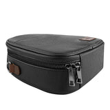 Geekria Headphones Pouch Compatible with JBL, Audio-Technica, M&D, B&O, Bose, Grado, Sony Case, Replacement Protective Travel Carrying Bag with Cable Storage (Black)