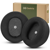 Geekria Comfort Mesh Fabric Replacement Ear Pads for Audeze Maxwell Headphones Ear Cushions, Repair Parts (Black)