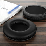Geekria QuickFit Replacement Ear Pads for ATH-Ad400, Ad700, Ad900x, A500, A500x, Ad500X, A700, A900x, A950lp Headphones Ear Cushions, Headset Earpads, Ear Cups Cover Repair Parts (Black)