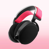 Geekria Flex Fabric Headband Pad Compatible with SteelSeries Arctis 7, 9X, PRO Headphones, Replacement Band Repair Part (Pink)