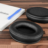 Geekria Replacement Ear Pads Compatible with Sennheiser HD280, HD280-Pro, HD281, HMD280, HMD281 Headphones, Ear Cushions with Video Guide (Black)
