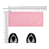 Geekria NOVA Knit Fabric Headband Cover+Cat Ears Attachment Compatible with Razer, SteelSeries, HyperX, Sennheiser, ASTRO, Sony, Logitech, ATH Headphones, Head Cushion Pad Protector (Black/White)