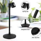 Geekria for Creators Gooseneck Tabletop Microphone Stand with Flexible Arm, Adjustable Desk Mic Holder with Weighted Base, Compatible with Shure KSM11, SM57, TONOR D5, K1
