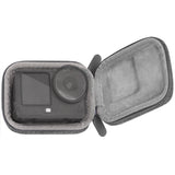 Geekria Carrying Case for Osmo Action 6, Portable Compact Storage Bag Compatible with DJI Osmo Action 5 Pro, 4, 3 Protective Case, Storage Case with Wrist Strap, Camera Accessories (Grey)