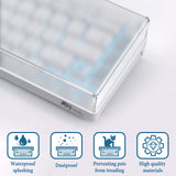 Geekria 65% Keyboard Dust Cover, Acrylic Dust Cover for 68 Key Computer Mechanical Wireless Keyboard, Compatible with RK ROYAL KLUDGE RK68, Keychron K6, K6 Pro, Corsair K65 PRO Mini (Frosted)
