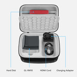 Geekria Hard Shell Travel Case, Compatible with GL.iNet Comet Pro (GL-RM10), Remote KVM Switch Carrying Bag (Dark Gray)