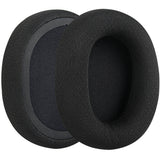 Geekria Comfort Mesh Fabric Replacement Ear Pads for Razer Kraken V4/V4X/V4Pro/Kitty V2 Pro, Barracuda/Barracuda X Headphones, Ear Cushions (Black)