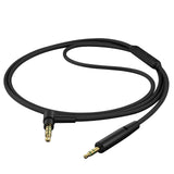 Geekria Audio Cable with Mic Compatible with Bose QuietComfort Ultra/45/SE/SC/35II/35/700 Headphones, 3.5mm to 2.5mm Replacement Stereo Cord with Inline Microphone (4ft/1.2m)