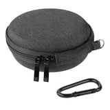 Geekria Shield Case Compatible with HUAWEI FreeBuds 6i FreeBuds 4E 2024 Wireless Bluetooth Earphone, Replacement Protective Hard Shell Travel Carrying Bag with Cable Storage (Dark Grey)