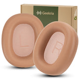 Geekria Elite Sheepskin Replacement Ear Pads for Bang & Olufsen Beoplay H100 Headphones Ear Cushions, Repair Parts (Sunset Apricot)