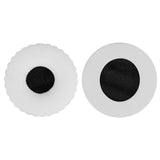 Geekria QuickFit Replacement Ear Pads for Logitech H390, H600, H609 Headphones Ear Cushions, Headset Earpads, Ear Cups Cover Repair Parts (White)