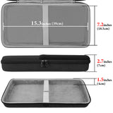 Geekria TKL Keyboard Case, Hard Shell Travel Carrying Bag for 87 Key Gaming Keyboard and Mouse Combo, Compatible with CORSAIR K70 RGB Tenkeyless, Keychron V3 Max TKL (Dark Gray)