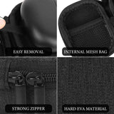 Geekria Shield Earbuds Case Compatible with Beats Solo Buds, Studio Buds+ True Wireless Earbud, Replacement Portable Hard Shell Travel Carrying Bag with Cable Storage, Waterproof (Dark Grey)