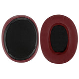Geekria QuickFit Replacement Ear Pads for Skullcandy CrusherWireless/CrusherEVO/CrusherANC, Hesh3/HeshEVO/HeshANC, Venue ANC Headphones, Repair Parts (Deep Red)