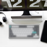 Geekria 75% 84-Key Knob Keyboard Dust Cover, Acrylic Keypads Cover, Compatible with Keychron Q1 HE / Max / Pro / V1 / V1 Max / AULA F75 Pro, F75 (Frosted)