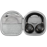Geekria Shield Headphones Case Compatible with JBL Tune 760NC/750BTNC, Live 770NC, Replacement Hard Shell Travel Carrying Bag with Cable Storage (Dark Grey)