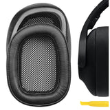 Geekria QuickFit Replacement Ear Pads for Logitech G433, G233, G PRO Headphones Ear Cushions, Headset Earpads, Ear Cups Cover Repair Parts (Black)
