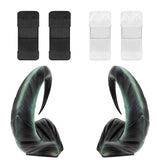 Geekria 3D Printed Demon Horns for Over Ear Headphones, Handmade Devil Headband, Adjustable Accessories, Cosplay Ears Attachment in Various Dress Up Party Halloween (Illidan Stormrage)