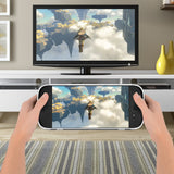 Geekria Protective Case Compatible with Nintendo Switch 2 Console, Hard Transparent Cover, Split Design Shockproof Anti-Scratch Shell, Game Accessories (Clear)
