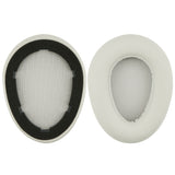 Geekria QuickFit Replacement Ear Pads Compatible with JLab JBuds Lux ANC Wireless Headphones, Ear Cushions, Repair Parts (Cloud White)