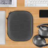 Geekria Shield Headphones Case Compatible with JBL TUNE 750/710BT, Tour ONE M3, EVEREST 750NC, Replacement Hard Shell Travel Carrying Bag with Cable Storage (Dark Grey)