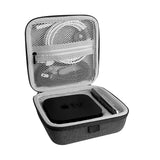 Geekria Storage Case Compatible with TV 5th/4th Generation (32GB / 64GB) MQD22LL/A, Replacement Hard Shell Travel Carrying Bag with Room for Remote Controllers and Accessories (Dark Grey)