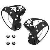 Geekria Silicone Controller Cover Compatible with Sony PlayStation VR2, PS VR2 Anti-Fall Protective Handle Sleeve, Soft Ring Hand Grips, Unibody Design (Black)