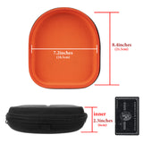 Geekria Shield Headphones Case Compatible with JBL TUNE 770NC/760NC/750NC/720BT, Live 770NC, Replacement Hard Shell Travel Carrying Bag with Cable Storage (Black)