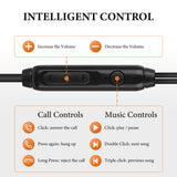 Geekria Sleeping Headphones for Side Sleepers, 3.5mm Wired Soft Silicone In-Ear Earbuds with Mic & Volume Control, Sleep, Travel & Meditation (3.9FT)