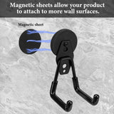 Geekria Magnetic Headphone Holder, Headset Hooks, Gaming Controller Stand for PS5, PS4, Xbox One, Nintendo Switch, Compatible with Sennheiser, Bose, Beats, Razer, HyperX, Sony (Black)