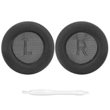 Geekria Comfort Mesh Fabric Replacement Ear Pads Compatible with Corsair Virtuoso MAX/ Virtuoso PRO Wireless Headphones Ear Cushions, Repair Parts (Titanium)