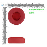 Geekria Replacement Ear Pads for Monster Beats MIXR Headphones Ear Cushions, Repair Parts (Red)
