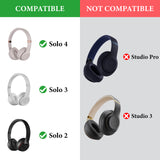 Geekria NOVA Headphones Case Compatible with Beats Solo 4, Solo 3, Solo 2, Solo HD Case, Replacement Hard Shell Travel Carrying Bag with Cable Storage (Pink)