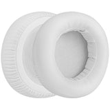 Geekria QuickFit Replacement Ear Pads for Audio-Technica ATH-WS550, ATH-WS550IS Solid Bass Headphones Ear Cushions, Headset Earpads, Ear Cups Cover Repair Parts (White)