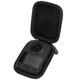 Geekria Carrying Case for Osmo 360, Portable Compact Storage Bag Compatible with DJI Osmo 360 Protective Case, Travel Storage Case with Wrist Strap, Action Camera Accessories (Black)