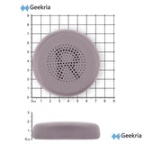Geekria QuickFit Replacement Ear Pads Compatible with JLab Go Lux ANC Wireless Headphones, Ear Cushions, Repair Parts (Mauve)
